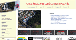 Desktop Screenshot of gymnasium-pegnitz.de
